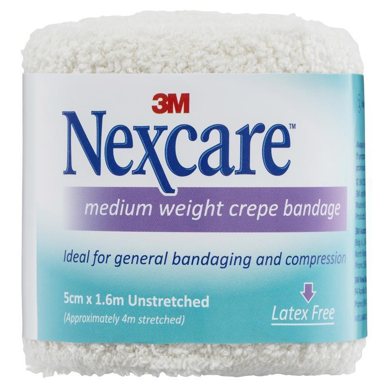 Nexcare Medium Crepe Bandage - 50mm x 1.6m