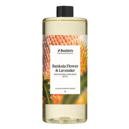 Bosistos Banksia Flower & Lavender Hand Wash Refill 1L