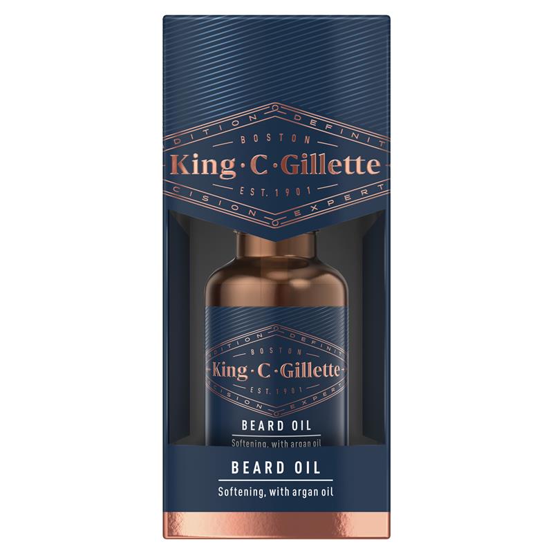 King C Gillette Beard Oil 30ml - Nourishing & Hydrating