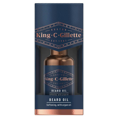 King C Gillette Beard Oil 30ml - Nourishing & Hydrating