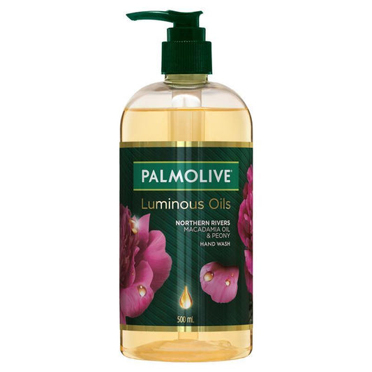 Palmolive Luminous Oils Hand Wash - 500mL with Macadamia Oil & Peony