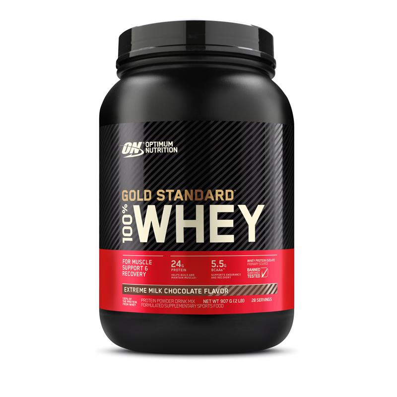Optimum Nutrition Gold Standard 100% Whey Protein - Extreme Milk Chocolate (907g)