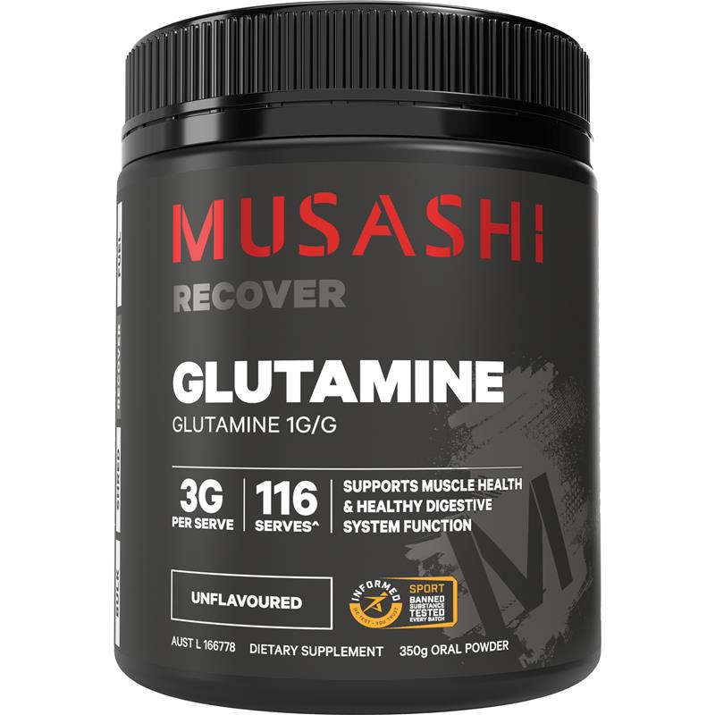 Musashi Glutamine Unflavoured - 350g