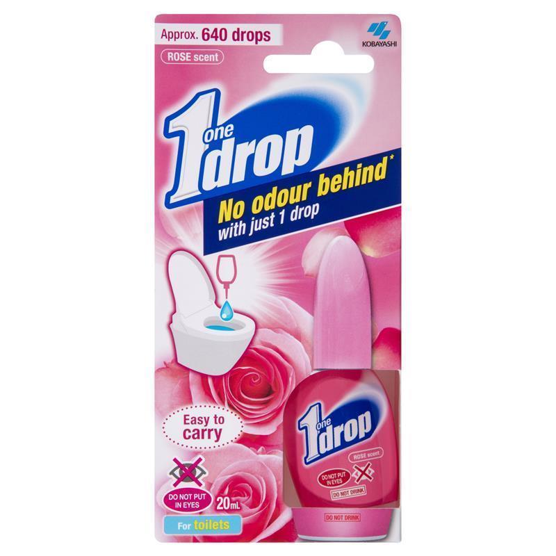 One Drop Toilet Deodoriser - Rose Scent - 20 mL
