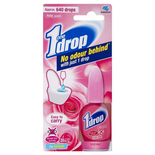One Drop Toilet Deodoriser - Rose Scent - 20 mL