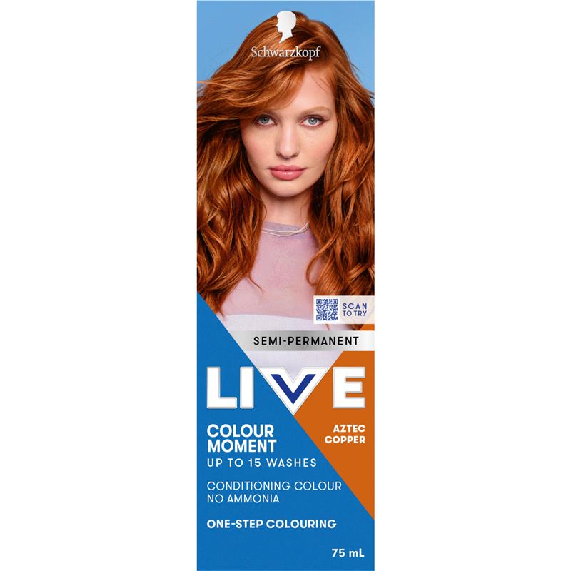 Schwarzkopf LIVE Colour Aztec Copper Semi Permanent 75ml