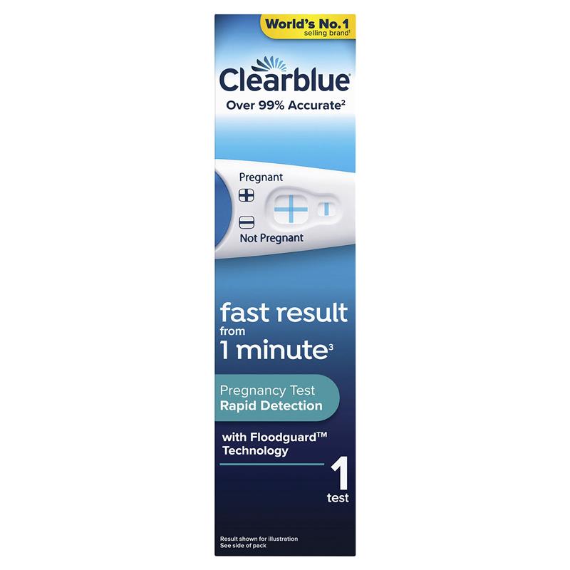 Clearblue Pregnancy Test Rapid Detection 1 Test