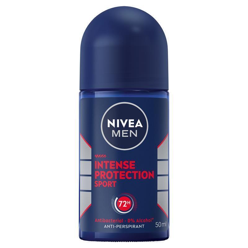 NIVEA MEN Intense Protection Sport Roll-On Deodorant 50ml - 72H Protection