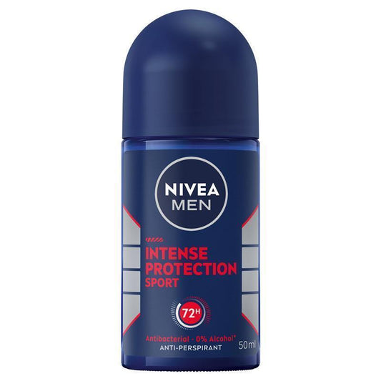 NIVEA MEN Intense Protection Sport Roll-On Deodorant 50ml - 72H Protection