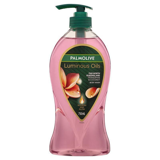 Palmolive Luminous Oils Shower Gel Coconut & Frangipani 750ml - Nourish Your Glow