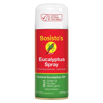 Bosisto's Eucalyptus Spray 200g - Natural Disinfectant & Deodorizer