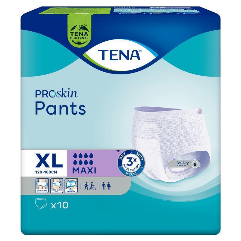 TENA ProSkin Maxi XL Incontinence Pants 10-Pants – FeelDry Advanced™