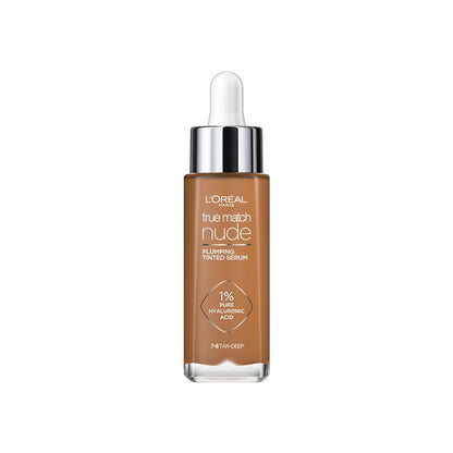 L'Oreal Paris True Match Nude Plumping Tinted Serum 7-8 Tan Deep