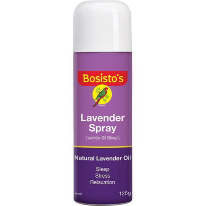 Bosisto's Lavender Spray 125g - Relaxing Aromatherapy Mist