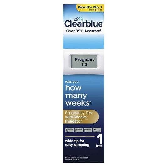 Clearblue Digital Pregnancy Test with Weeks Indicator - 1 Pack