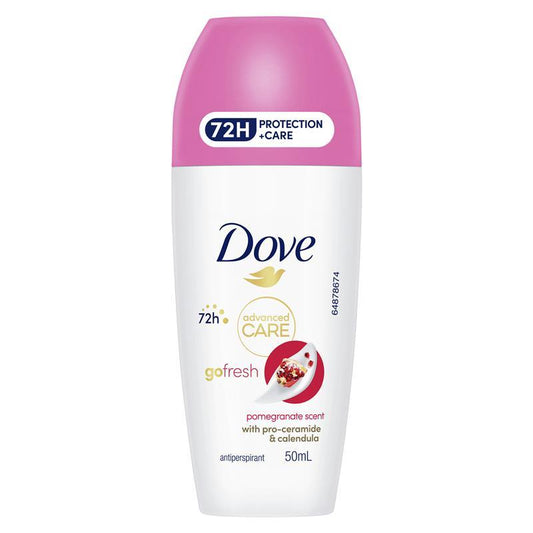 Dove Women Advanced Care Antiperspirant Deodorant 72h Roll On - Pomegranate 50ml
