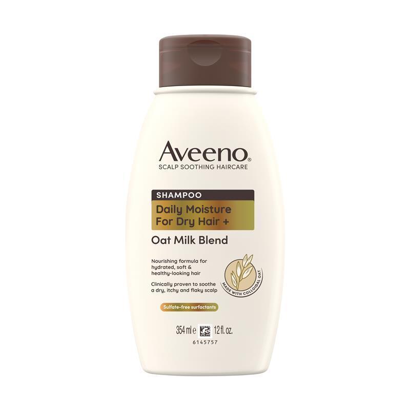 Aveeno Oat Milk Blend Moisturising Shampoo for Dry & Damaged Hair 354mL