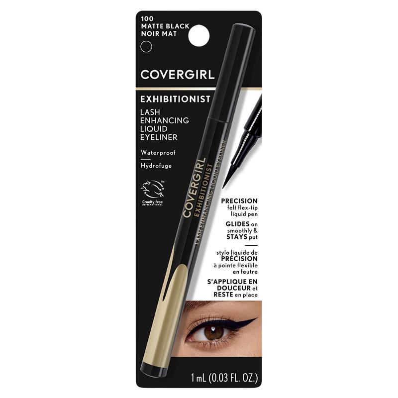 Covergirl Exhibitionist EyeLash Enhancing Liquid Liner 100 Matte Black