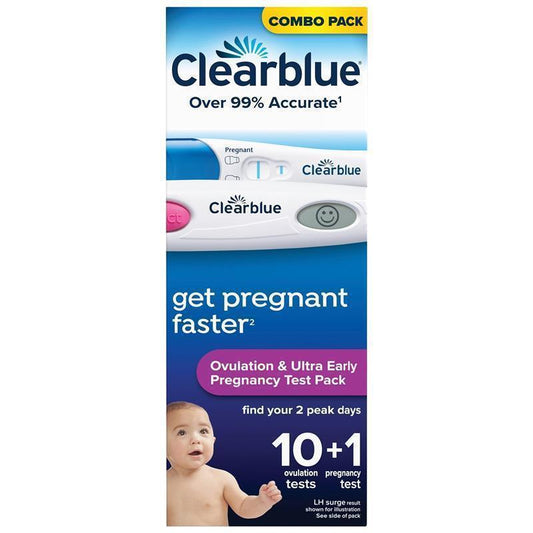 Clearblue Digital Ovulation Test Kit, 10 Tests + Early Pregnancy Test