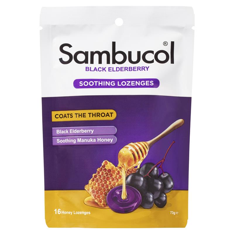 Soothing Relief with Sambucol Manuka Honey Lozenges