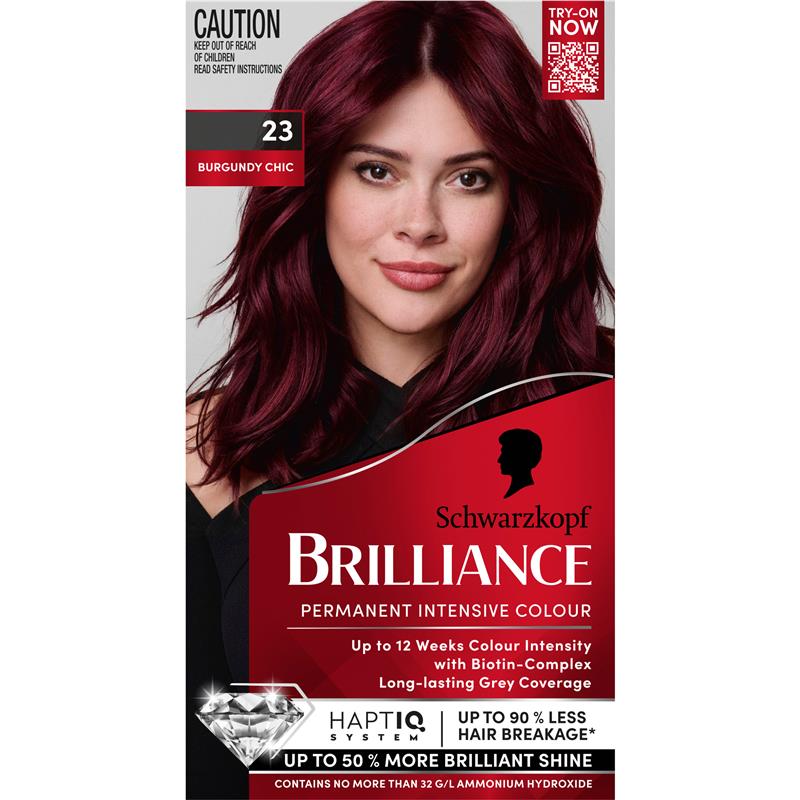 Schwarzkopf Brilliance 23 Burgundy Chic New