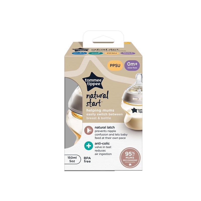 Tommee Tippee Natural Start 150ml PPSU Bottle Slow Teat