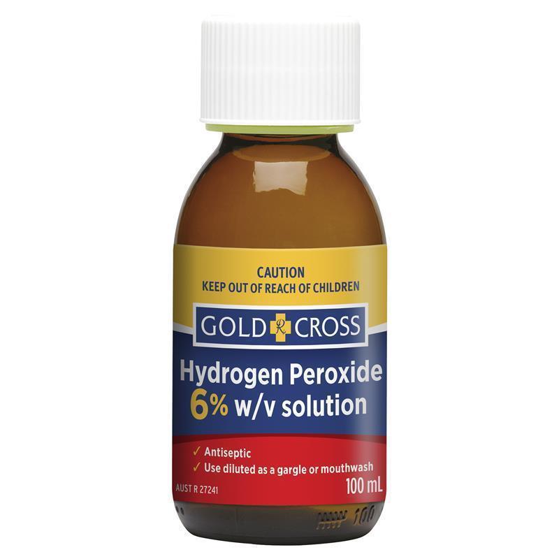 Gold Cross Hydrogen Peroxide 6% 100ml
