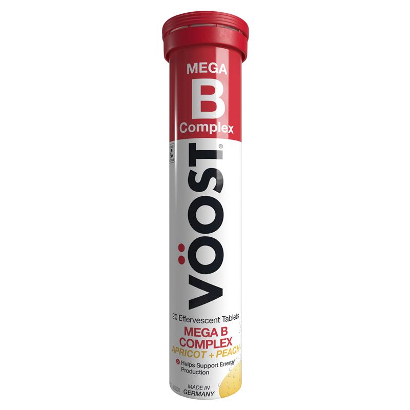 Voost Mega B Complex Effervescent Tablets 20 Pack
