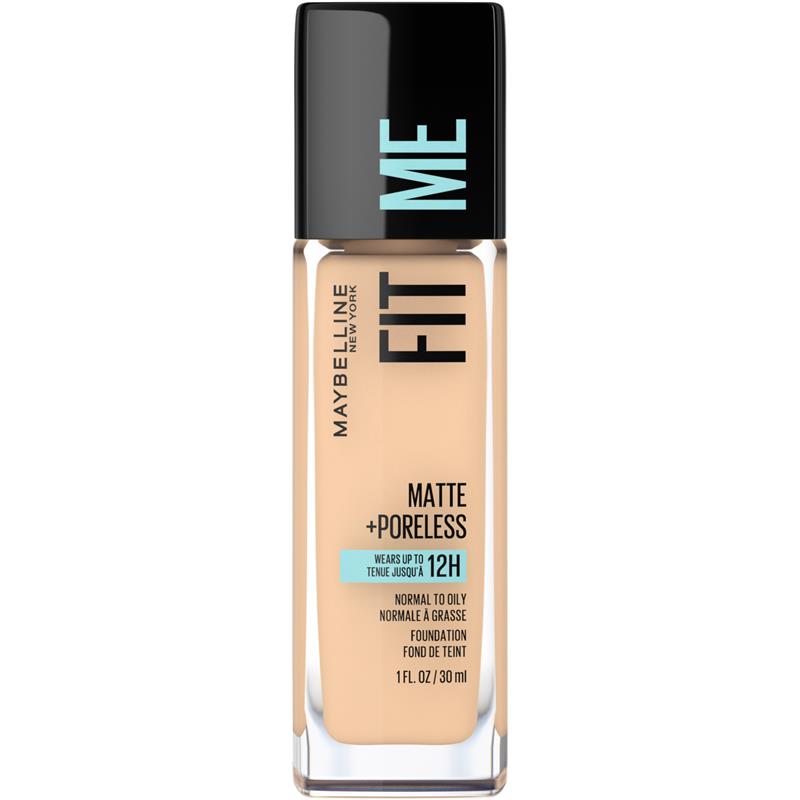 Maybelline Fit Me Matte & Poreless Mattifying Liquid Foundation - Classic Ivory 120