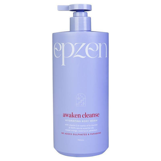 Epzen Awaken Cleanse Hydrating Body Wash - 750mL