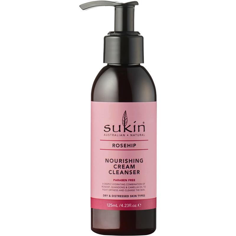Sukin Rosehip Nourishing Cream Cleanser 125ml