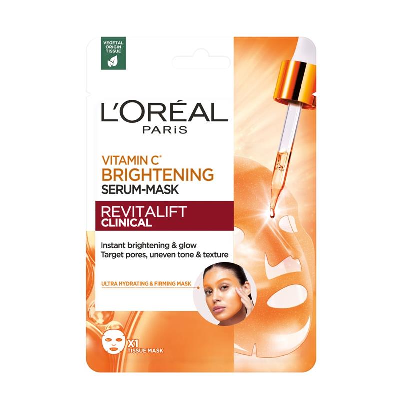 L'Oreal Paris Revitalift Clinical Vitamin C Brightening Serum Sheet Mask