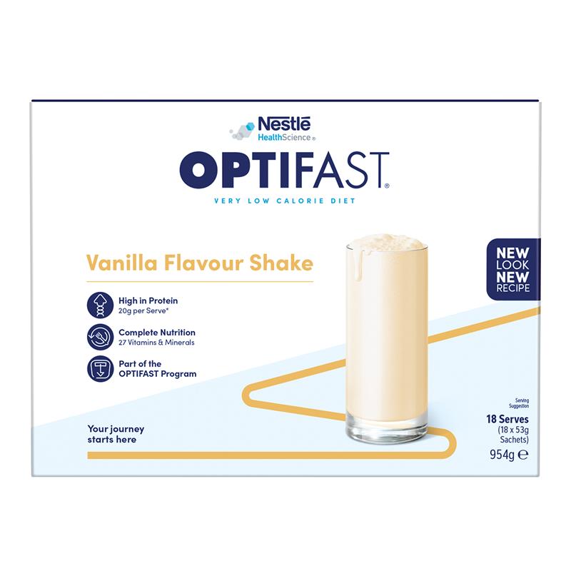 Optifast VLCD Shake - Vanilla 18 x 53g