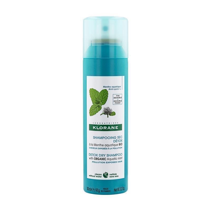 Klorane Aquatic Mint Dry Shampoo 150ml - Scalp Detox