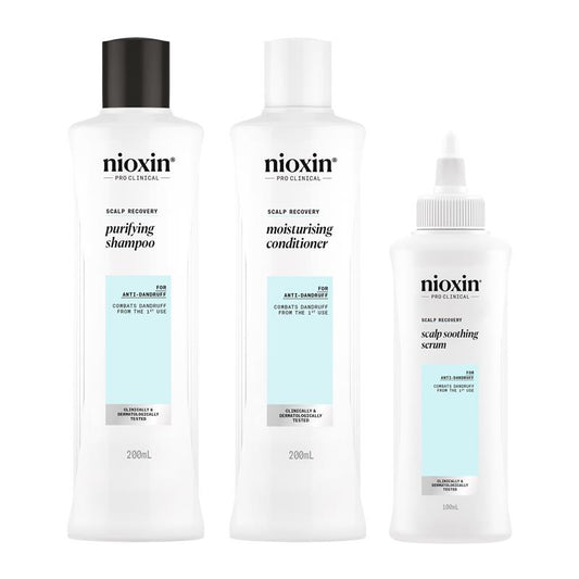 Nioxin Scalp Recovery System Kit - 200ml + 200ml + 100ml