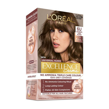 L'Oreal Excellence Creme Universal Nudes Dark Blonde 6U
