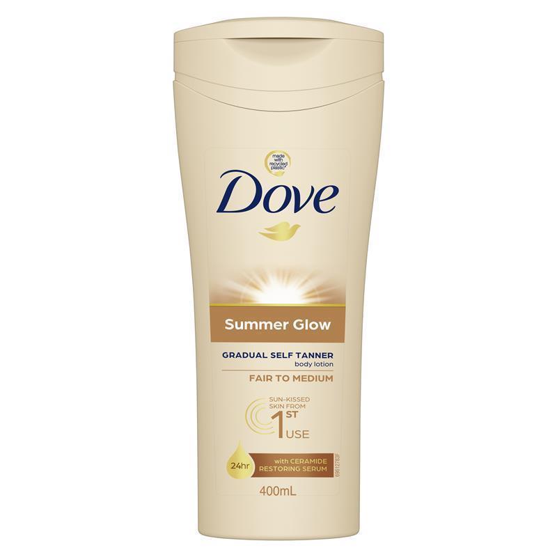 Dove Summer Glow Body Lotion for Fair to Medium Skin - 400ml