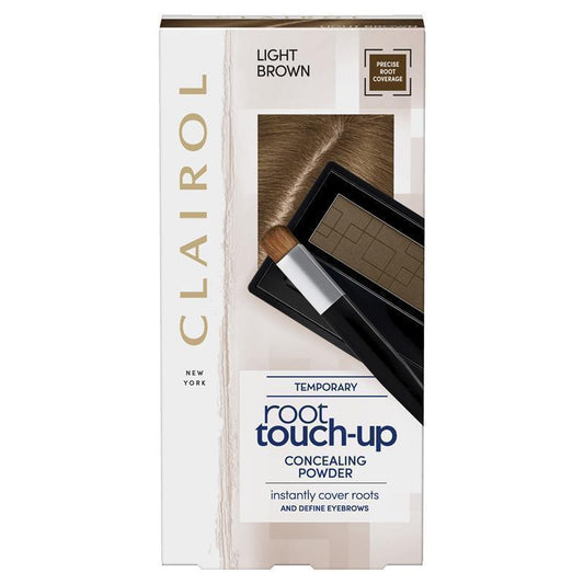 Clairol Nice & Easy Root Touch Up Concealing Powder Light Brown - Quick Gray Coverage