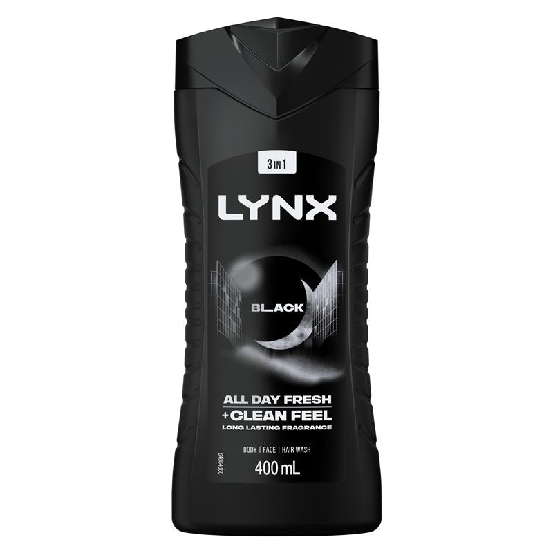 Lynx Bodywash Black 400ml