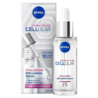 NIVEA Cellular Filler Expert Replumping Hyaluronic Serum 30Ml