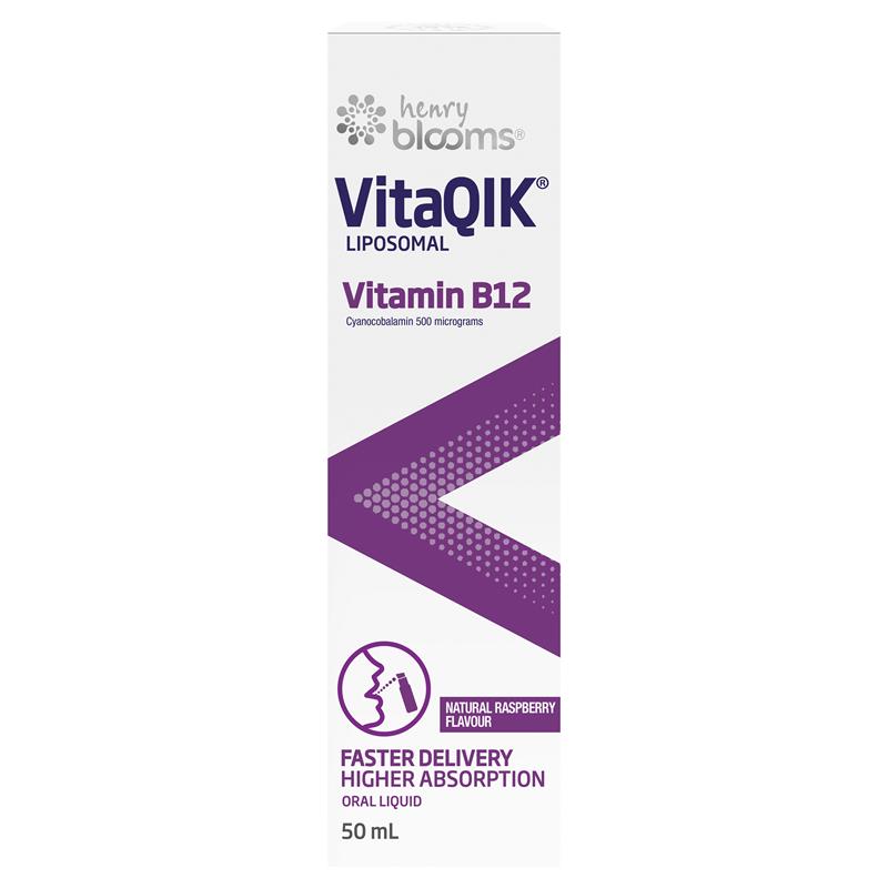 Henry Blooms VitaQIK Vitamin B12 50ml Oral Spray