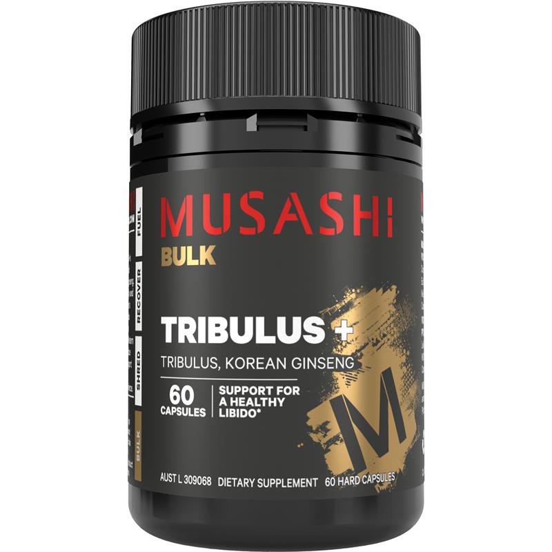Musashi Tribulus + High Potency Libido Enhancement - 60 Capsules