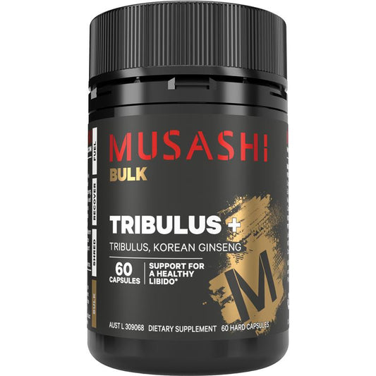 Musashi Tribulus + High Potency Libido Enhancement - 60 Capsules