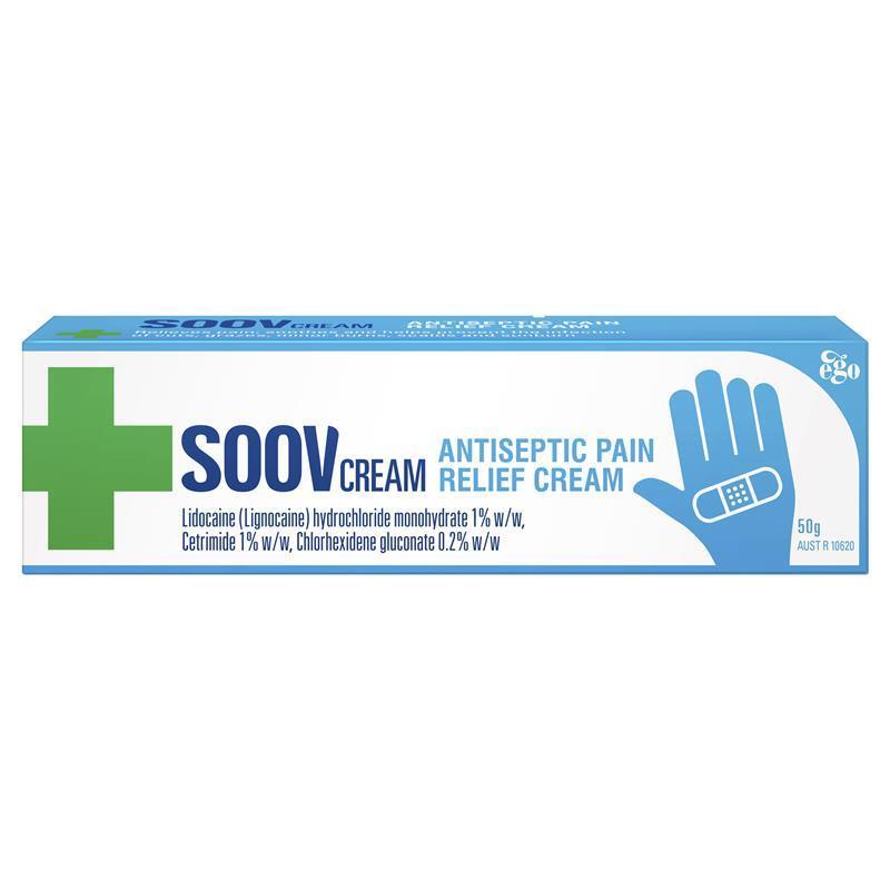 Ego Soov Antiseptic Cream 50g - Pain Relief & Infection Prevention