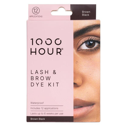 1000 Hour Eyelash & Brow Dye Kit Brown/Black
