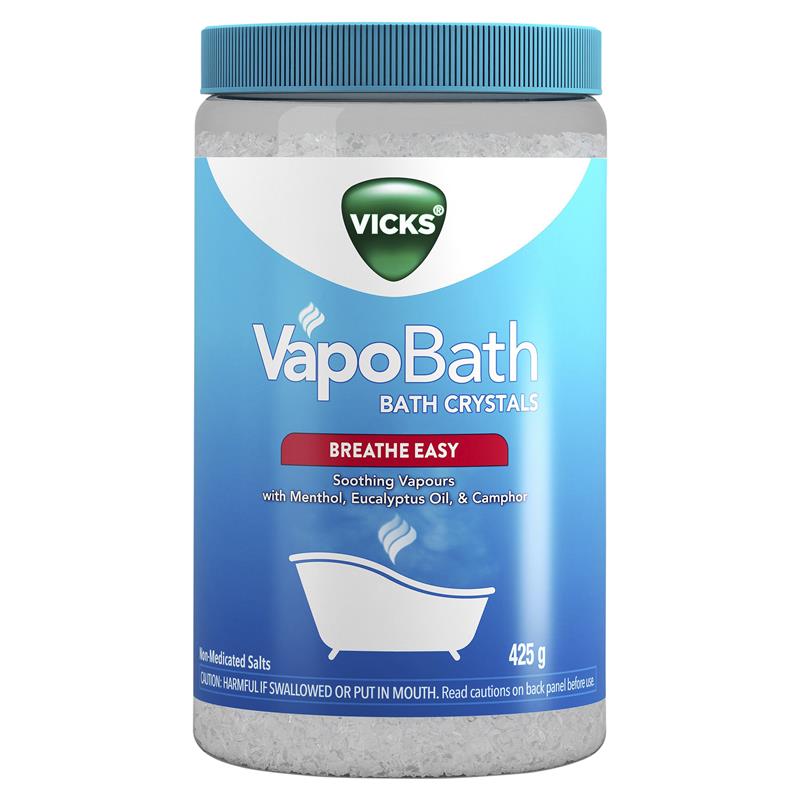 Vicks VapoBath Bath Crystals Non-Medicated Salts 425g