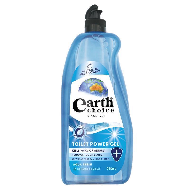 Earth Choice Toilet Cleaner Aqua Fresh 750ml - Powerful Eco-Friendly Clean