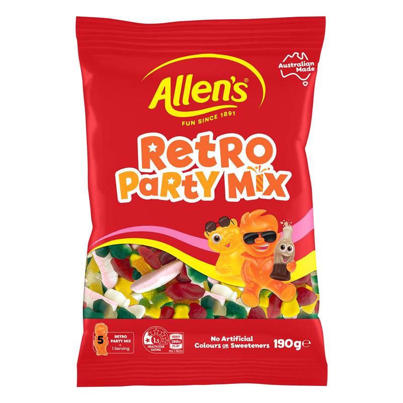 Allens Retro Party Mix 190g