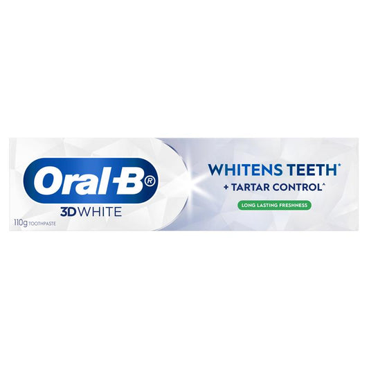 Oral B Toothpaste 3D White Long Lasting Freshness 110g