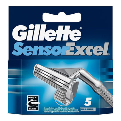 Gillette Sensor Excel Refill Cartridges 10-Pack, Chromium-Coated, for Sensor Razors